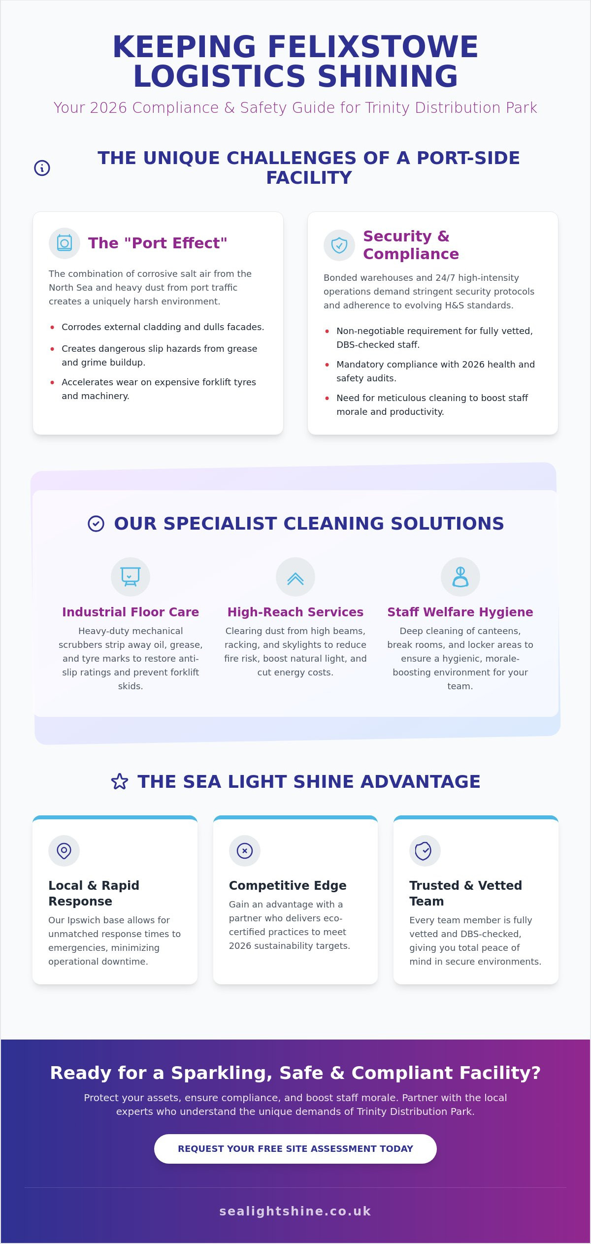 Commercial Cleaning for Logistics at Trinity Distribution Park Felixstowe: The 2026 Guide