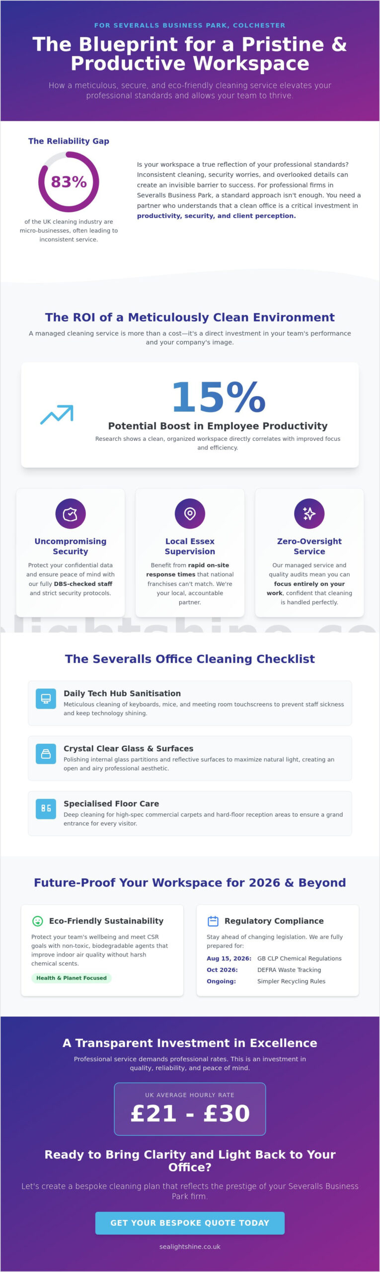 Office Cleaning Severalls Business Park Colchester: The 2026 Professional Guide